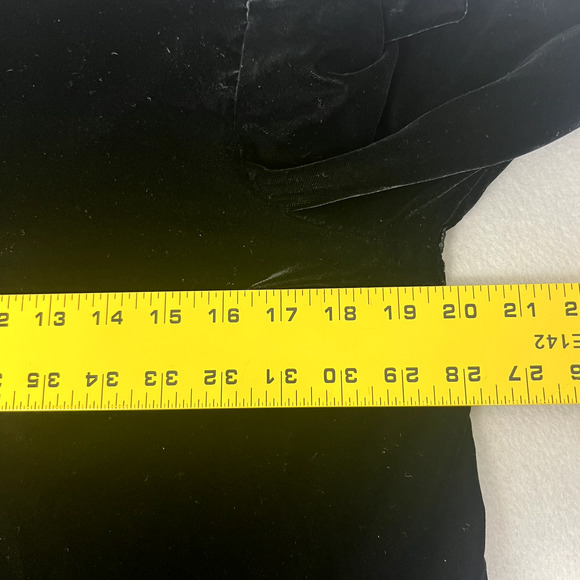 GAP Dress Black Puff Sleeve - Picture 6 of 9